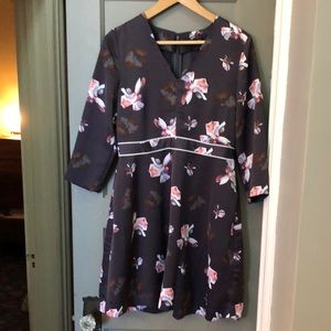 Banana republic fit and flare dress